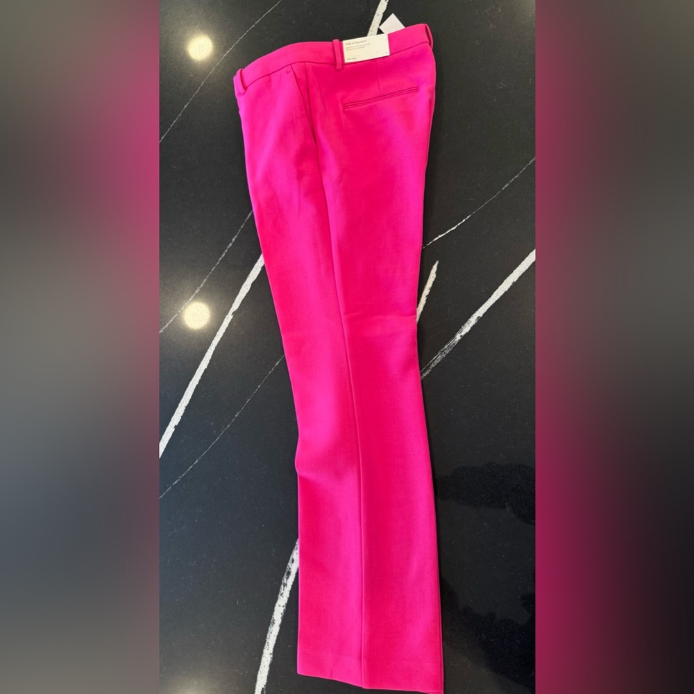 Ann Taylor "The Straight" Hot Pink Dress pants